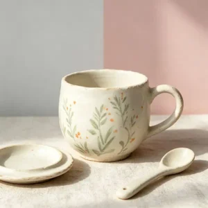 Spring Blooming Beauty Ceramic Vases