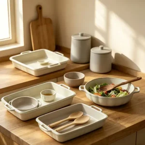 Curved Ripple Rim Cookware Collection